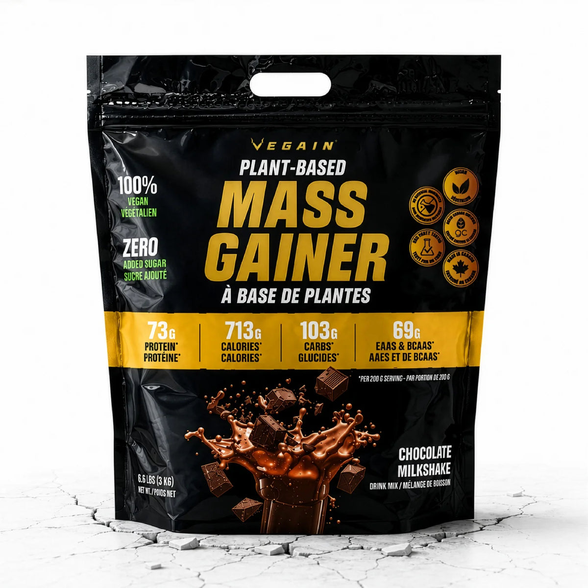 Plant-Based Mass Gainer 2.0 - 6.6lbs (3kg)