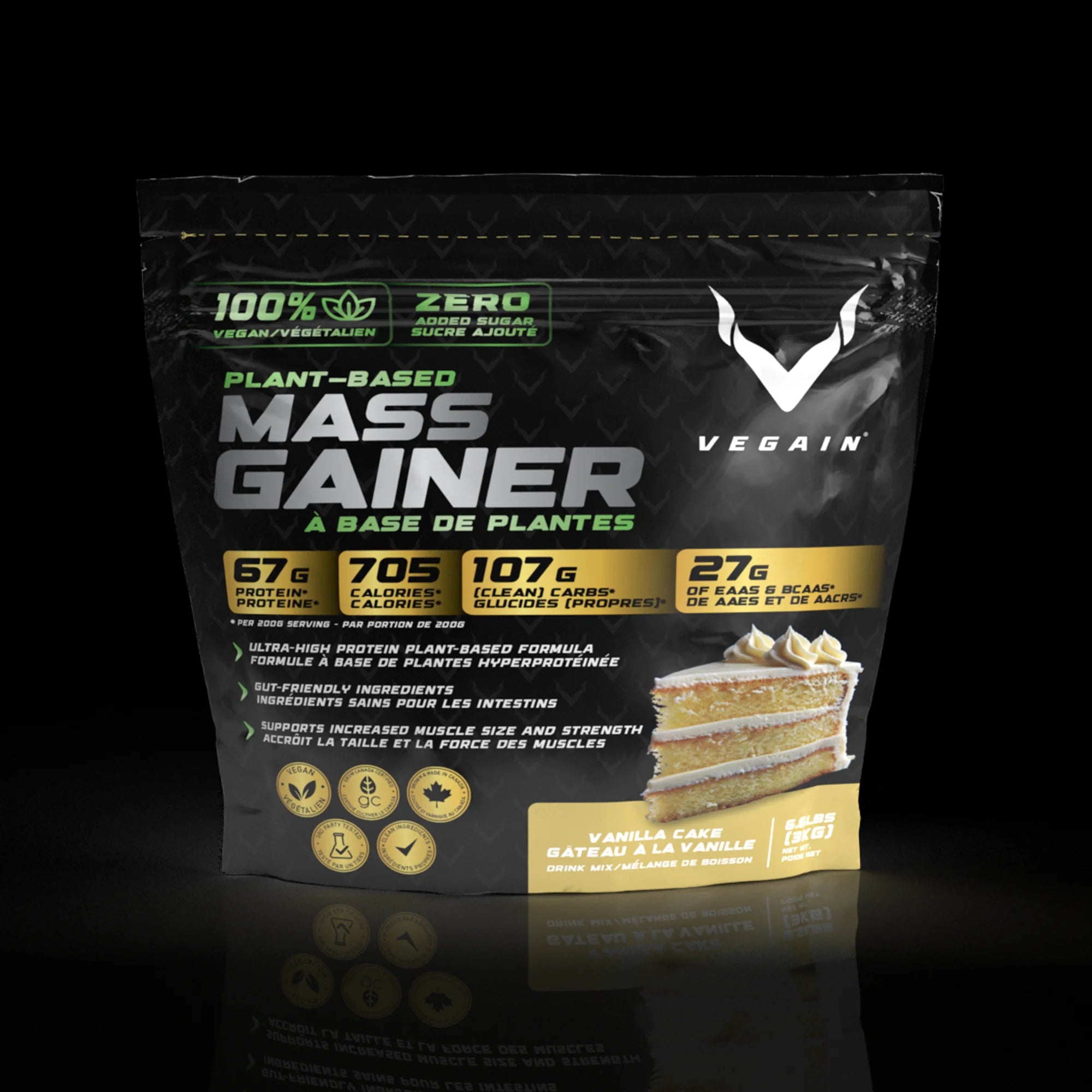 Plant-Based Mass Gainer 6.6lbs (3kg)