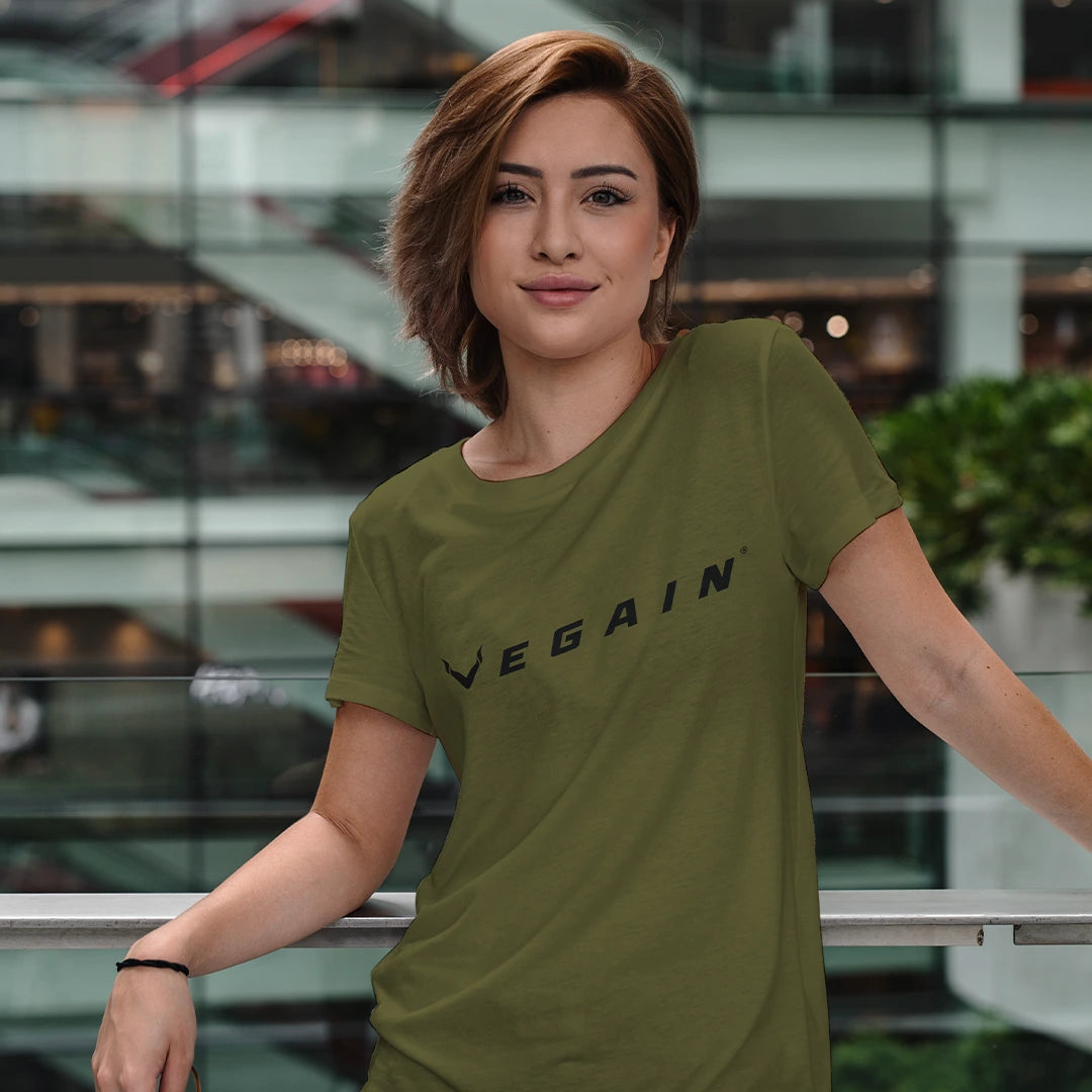 VEGAIN Green T-Shirt Women's
