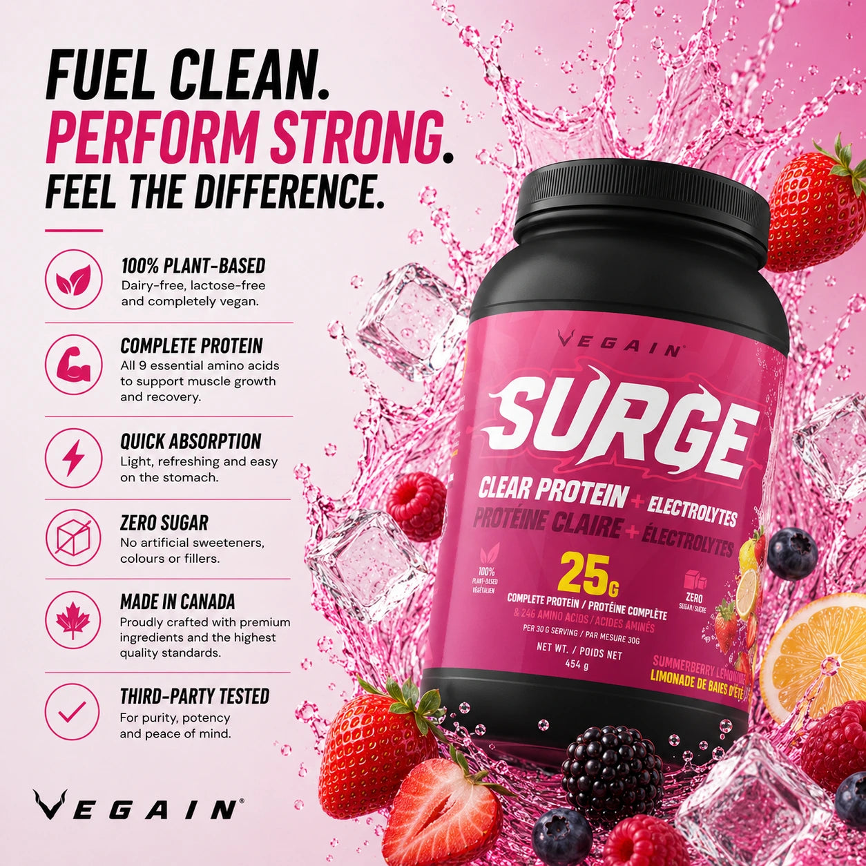 SURGE™ Clear Protein + Electrolytes
