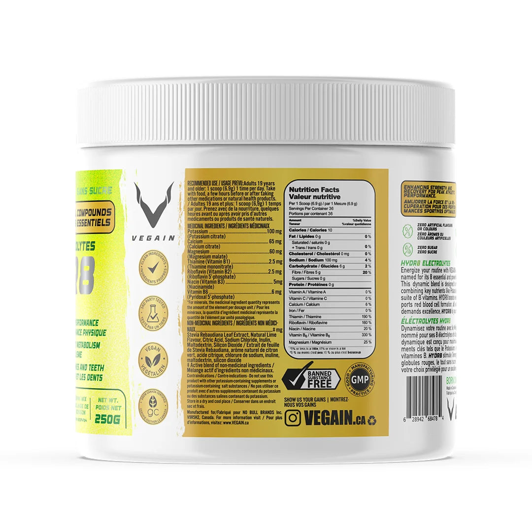HYDR8 Electrolytes by VEGAIN