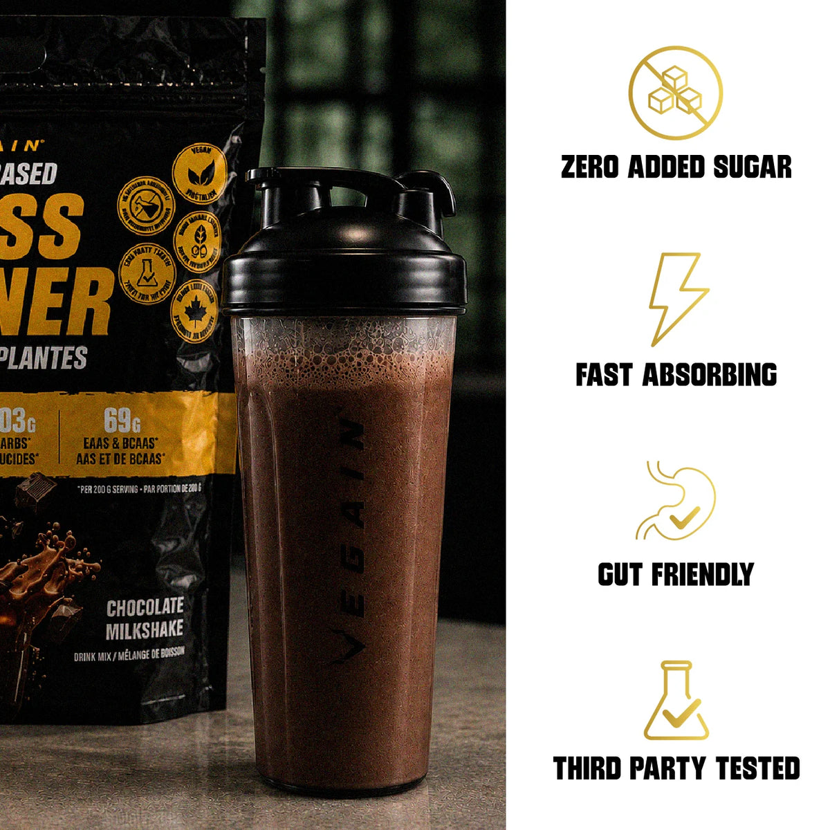 Plant-Based Mass Gainer 2.0 - 6.6lbs (3kg)