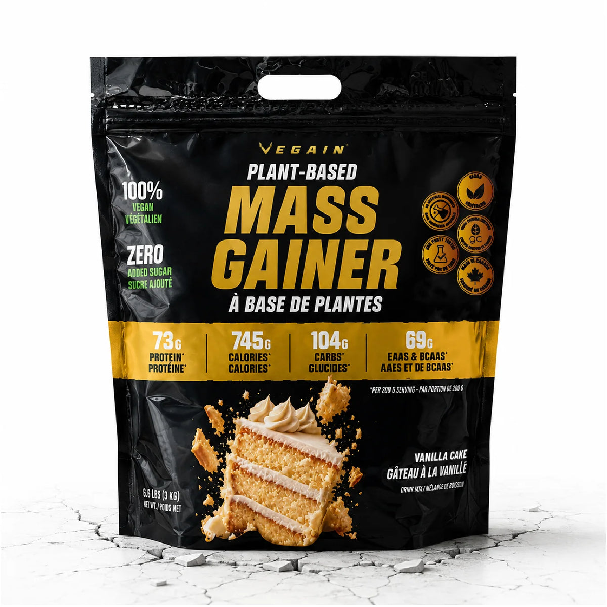 Plant-Based Mass Gainer 2.0 - 6.6lbs (3kg)
